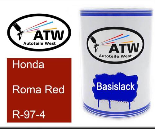 Honda, Roma Red, R-97-4: 500ml Lackdose, von ATW Autoteile West.